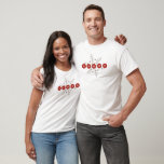Camiseta Marry Groom T-Shirt<br><div class="desc">A simple and modern holiday design,  this wedding suite is sure to warm the hearts of your holiday guests. 

 TIP: Trace over the snowflake with gold t-shirt paint.</div>