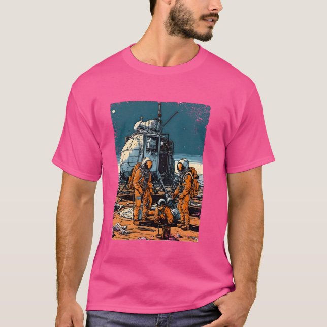 Camiseta Mars Accident Funny Astronaut Space Cosmic Adventu (Anverso)