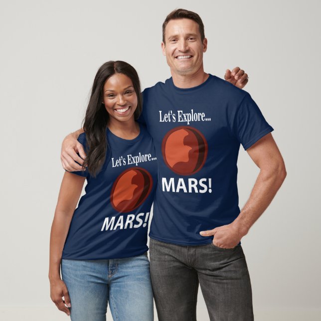 Camiseta Mars Exploremos Marte (Unisexo)