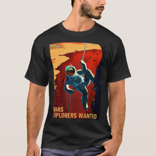 Camiseta Mars Explorers Quería Un Viaje Al Recluto De Mars