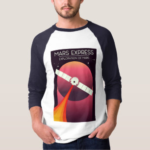 Camiseta Mars Express - Exploración del Arte Espacial de Ma