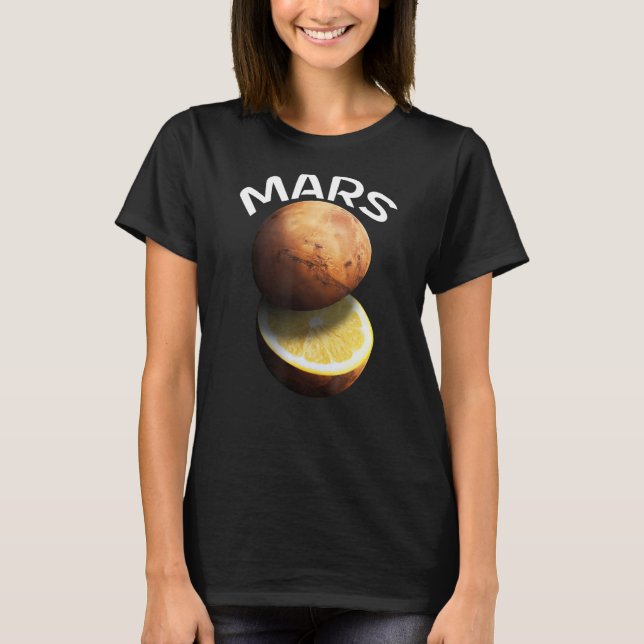 Camiseta Mars For Astronomer Red Planet (Anverso)