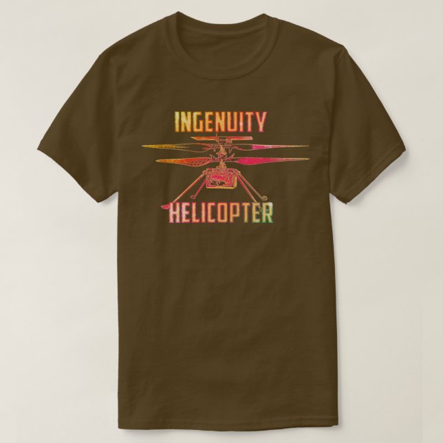Camiseta Mars Helicopter Ingenuity1 (Diseño del anverso)