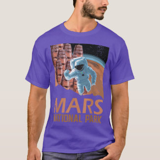 Camiseta Mars National Park Vintage Funny 