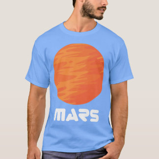 Camiseta Mars Planet Red Planet Astronauta Space