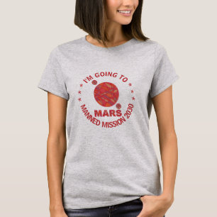 Camiseta Mars The Red Planet Space Geek Solar System Fun