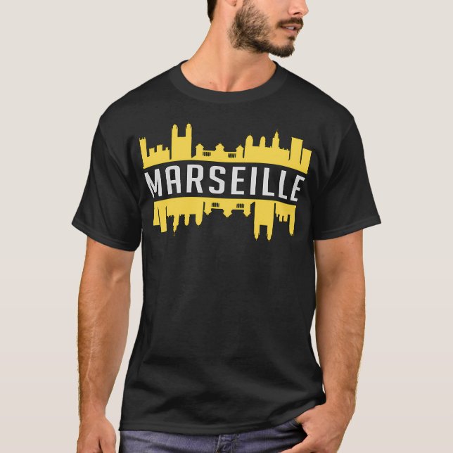 Camiseta Marseille France France City Divertido Guay (Anverso)