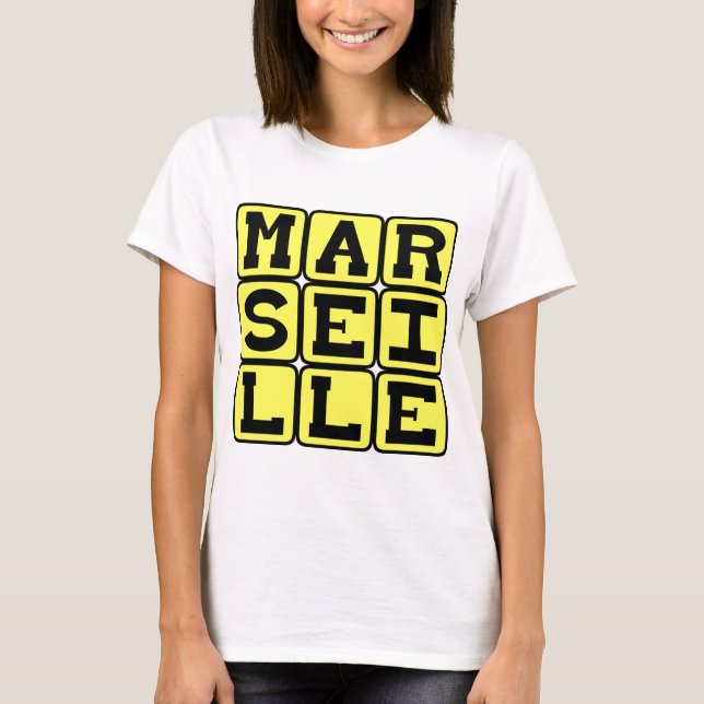 Camiseta Marsella, Ciudad en Francia (Anverso)