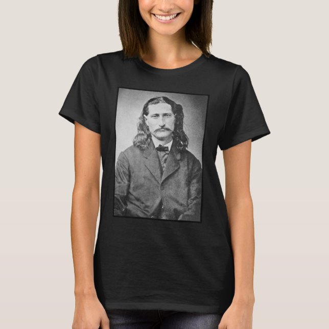 Camiseta Marshal Wild Bill Hickok Antiguo Cañero Occidental (Anverso)