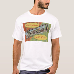 Camiseta Marshall, Michigan - escenas grandes de la letra