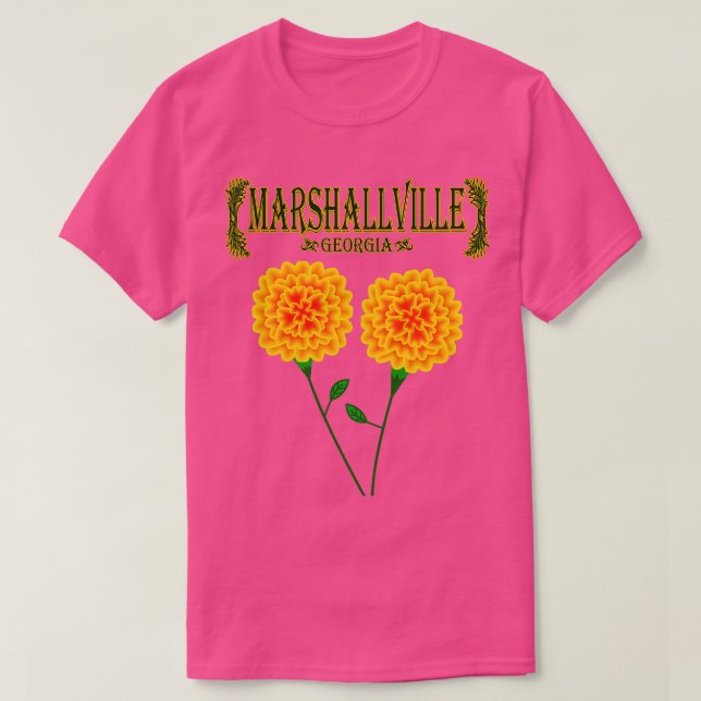 Camiseta Marshallville Georgia TShirt (Diseño del anverso)