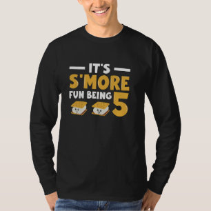 Camiseta Marshmallow Birthday S Fun Being 5 - Mallow C