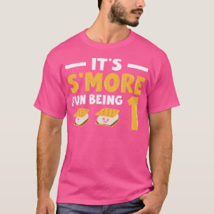 Camiseta Marshmallow Cumpleaños S Más Diversión Ser 1 - Mal