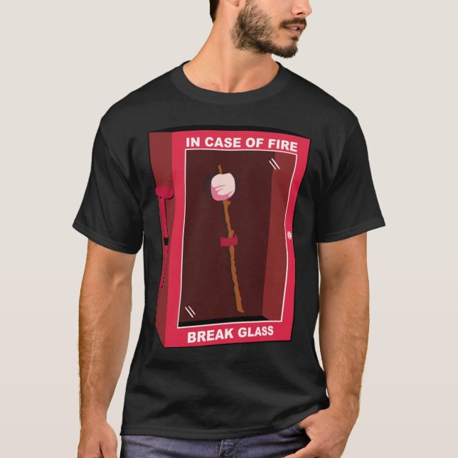 Camiseta Marshmallow - En funda de vidrio incendiario Essen (Anverso)