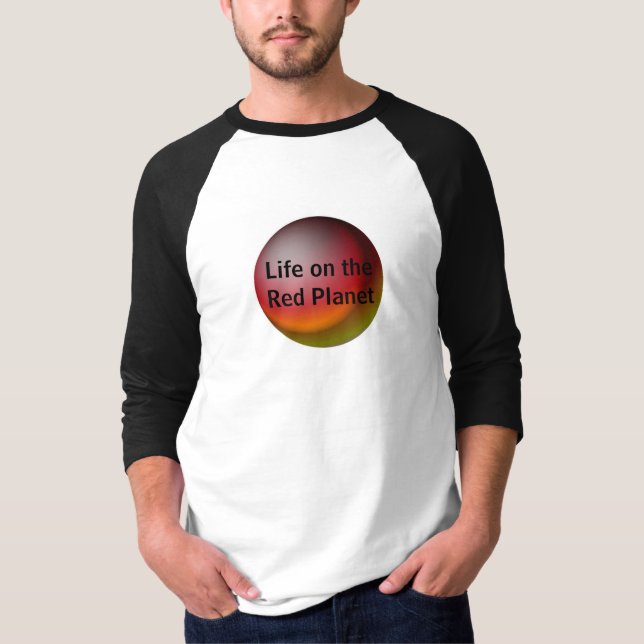 Camiseta Marte el planeta rojo (Anverso)