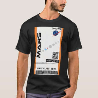 Camiseta Marte Space Ticket