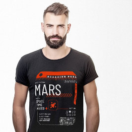 Camiseta Marte Time Travel Ticket