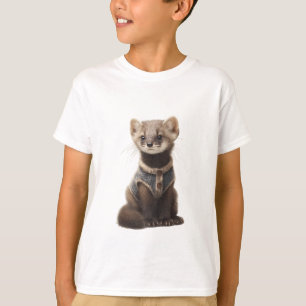 Camiseta Marten de niños con chaleco abotonado