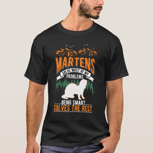 Camiseta Martens Soluciona La Mayoría De Mis Problemas Mart (Anverso)