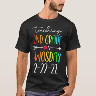 Camiseta Martes 22 de febrero de 2022 Cute 22222 Seco