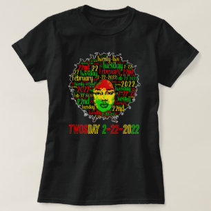 Camiseta Martes 2/22/2022 Historia negra febrero