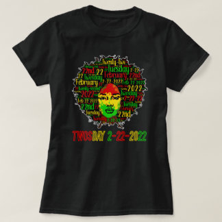 Camiseta Martes 2/22/2022 Historia negra febrero