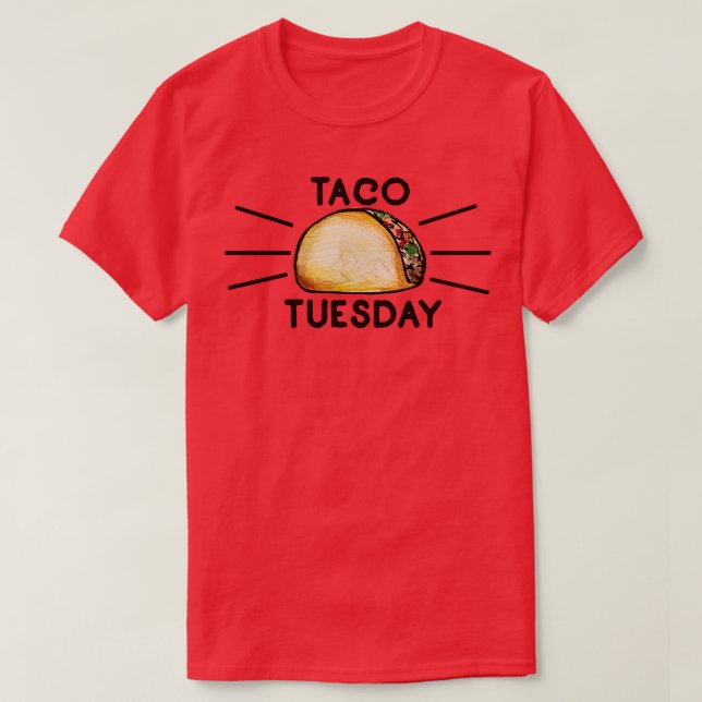 Camiseta Martes de Taco (Diseño del anverso)