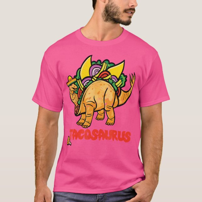 Camiseta Martes de Tacosauro Divertido Dinosaurio de Taco (Anverso)