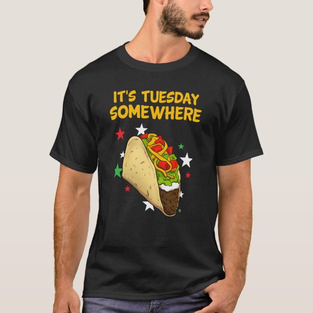 Camiseta Martes en algún Taco Tacos (Anverso)