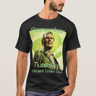 Camiseta Martes es, Soylent green day retro tee