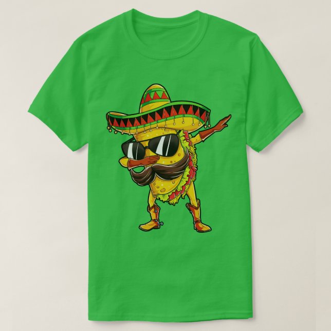 Camiseta Martes martes Dabbing Taco comida mexicana regalo  (Diseño del anverso)