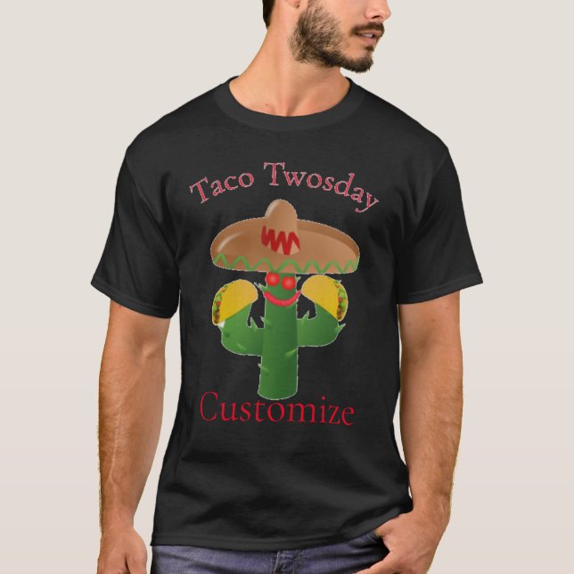 Camiseta Martes Taco Saguaro Cactus Thunder_Cove (Anverso)
