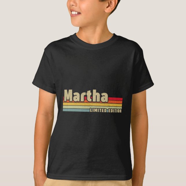 Camiseta Martha Gift Name Personalized Birthday Fun Christm (Anverso)