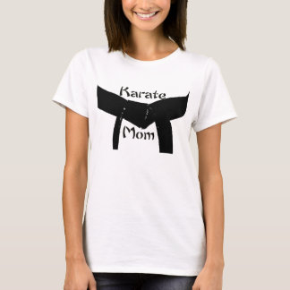 Camiseta Martial Arts Black Belt Karate Mom