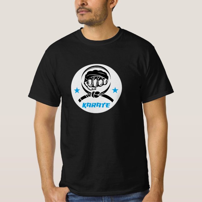 Camiseta Martial Arts Karate Black Belt (Anverso)