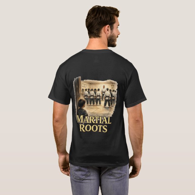 Camiseta Martial Roots First Spark Karate (Reverso completo)