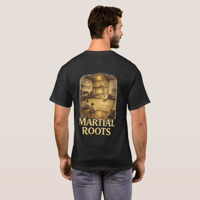 Camiseta Martial Roots Practice Karate (Reverso completo)