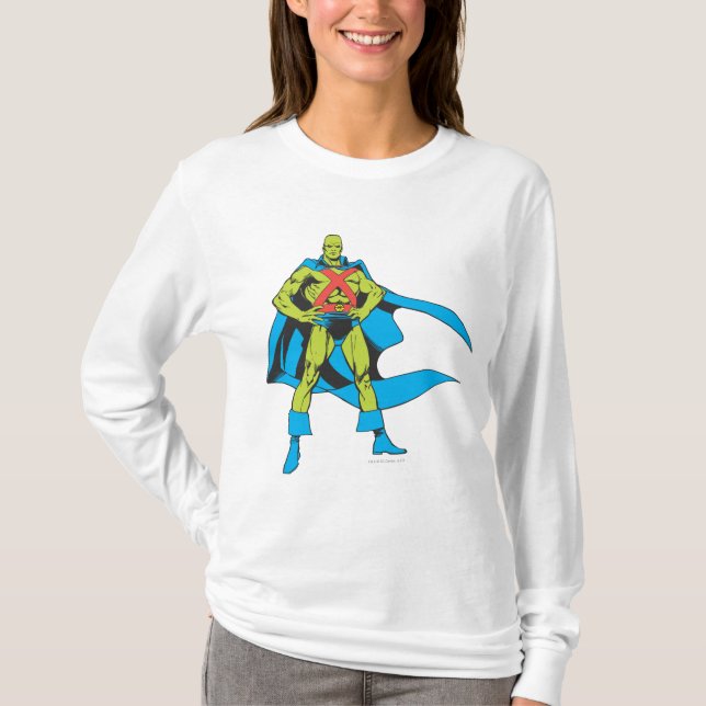 Camiseta Martian Manhunter Poses (Anverso)