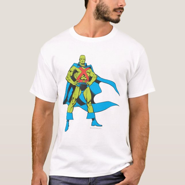 Camiseta Martian Manhunter Poses (Anverso)