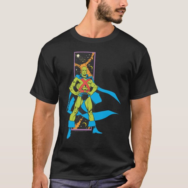 Camiseta Martian Manhunter & Space Backups (Anverso)