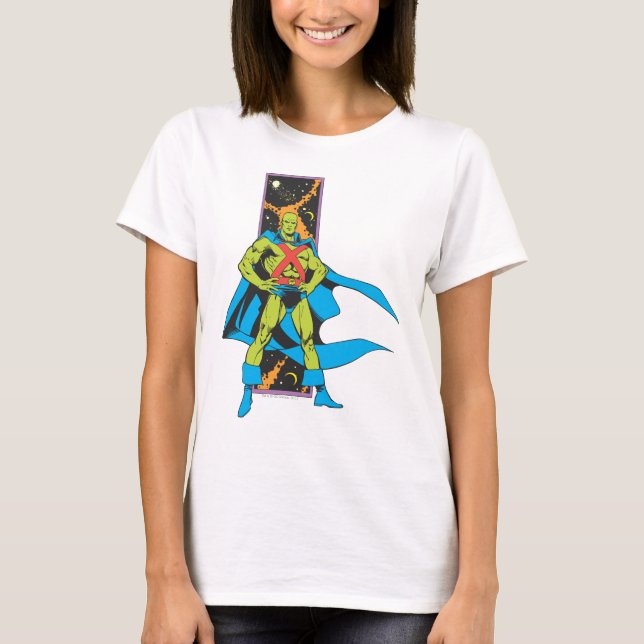 Camiseta Martian Manhunter & Space Backups (Anverso)