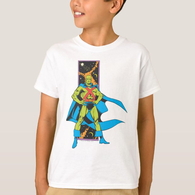 Camiseta Martian Manhunter & Space Backups (Anverso)