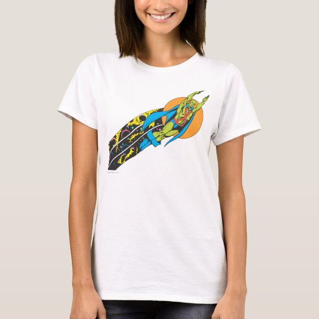 Camiseta Martian Manhunter toma vuelo (Anverso)