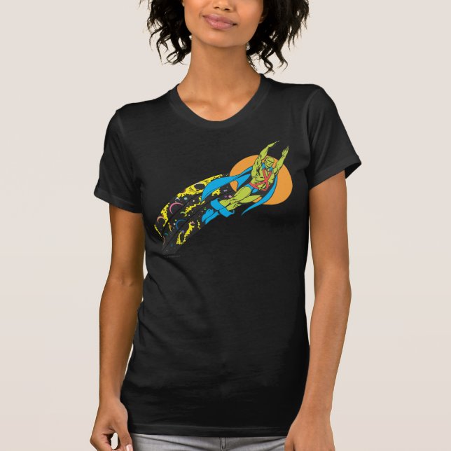 Camiseta Martian Manhunter toma vuelo (Anverso)