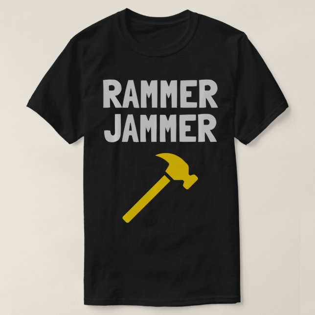 Camiseta Martillo amarillo Alabama Rammer Jammer (Diseño del anverso)