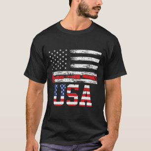 Camiseta Martillo de bandera de EE. UU. 4 de julio de 1776