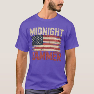Camiseta Martillo de medianoche B-2 Stealth Jet Bandera De 