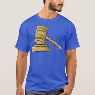 Camiseta Martillo de tribunal juez juicio jueces abogado
