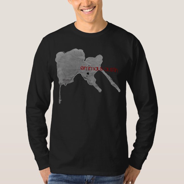 Camiseta Martillo negro y manga larga de la fragua (Anverso)
