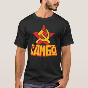 Camiseta Martillo sambo y rambo de combate sambo ruso